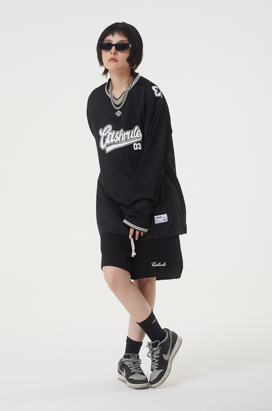 Cashrules Football Logo Long Sleeved Tee