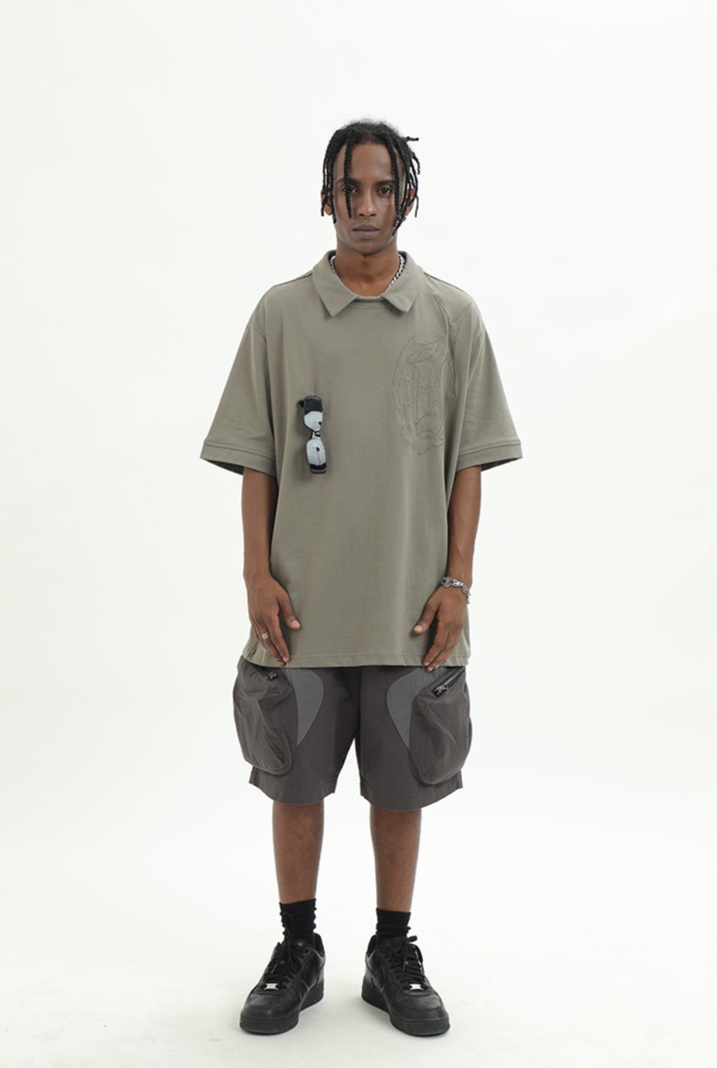 Cashrules Cross Star Logo Embroidered Polo