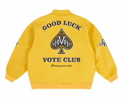 VOTE Spades VOTE CLUB Leather Jacket
