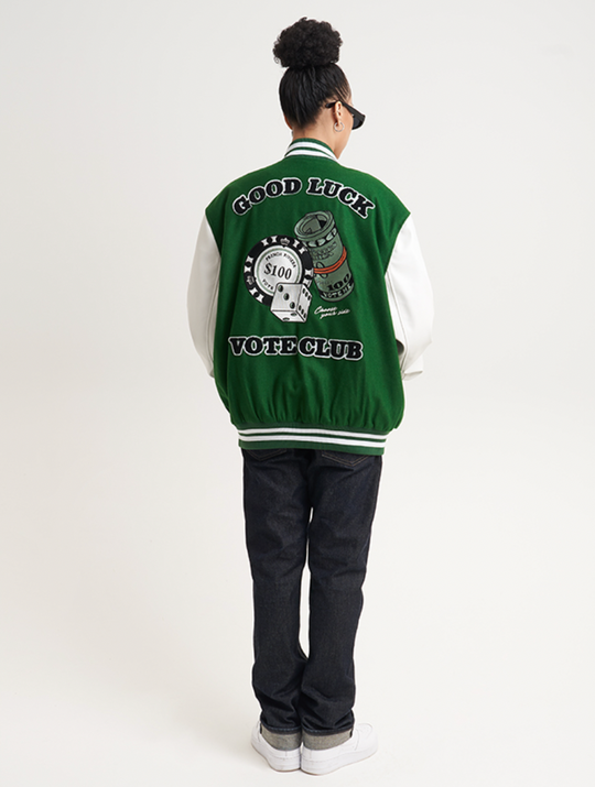 VOTE Good Luck Varsity Jacket