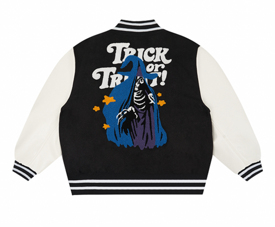 VOTE Trick Or Treat Varsity Jacket