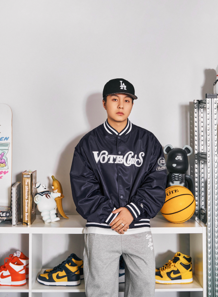 VOTE Walter Club Logo Baseball Jacket