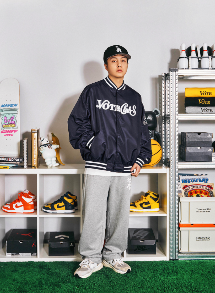 VOTE Walter Club Logo Baseball Jacket