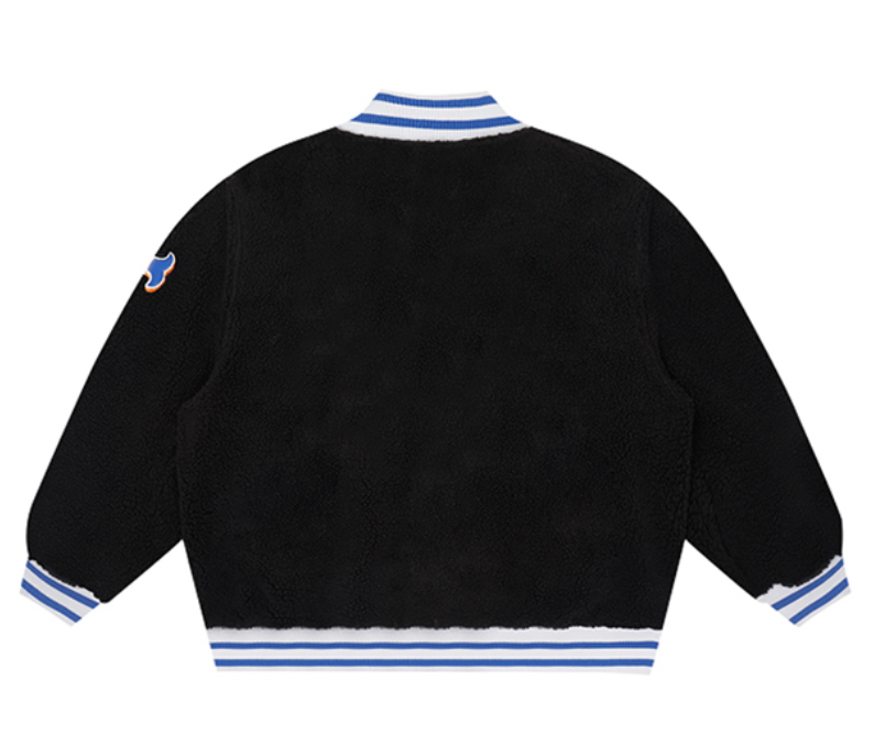 VOTE Logo Sherpa Fleece Baseball Jacket