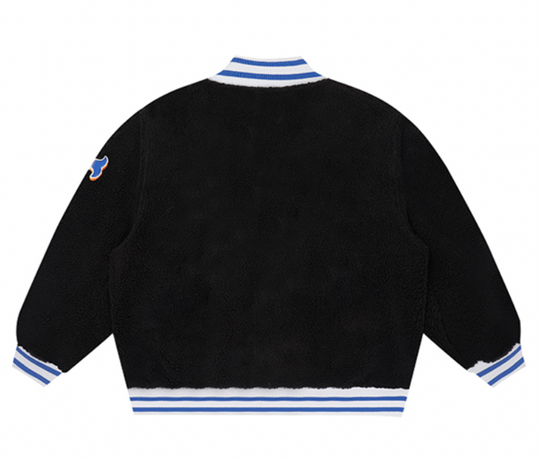 VOTE Logo Sherpa Fleece Baseball Jacket