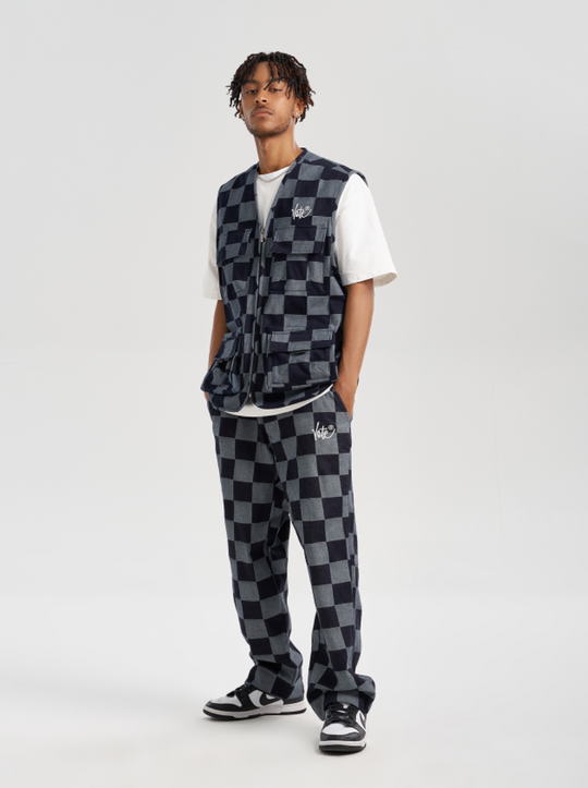 VOTE Checkerboard Logo Vest