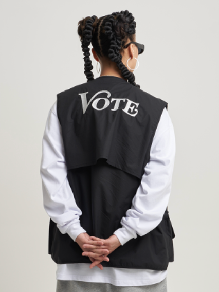VOTE Bee Embroidery Logo Vest