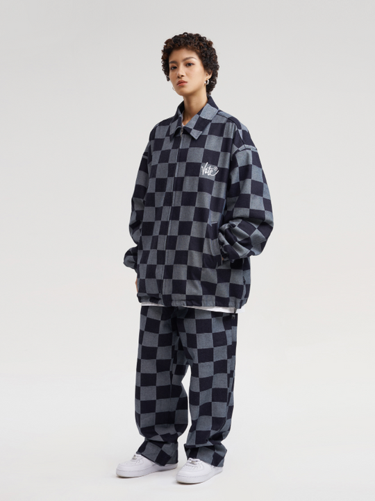 VOTE Checkerboard Logo Jacket
