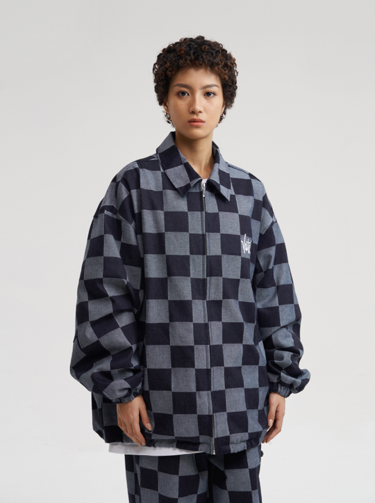 VOTE Checkerboard Logo Jacket
