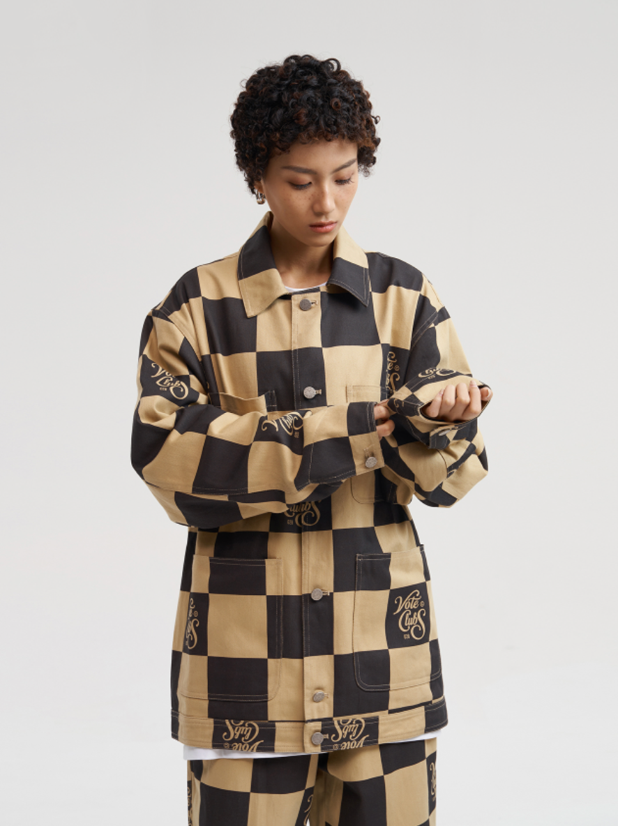 VOTE Watts Club Checkerboard Jacket