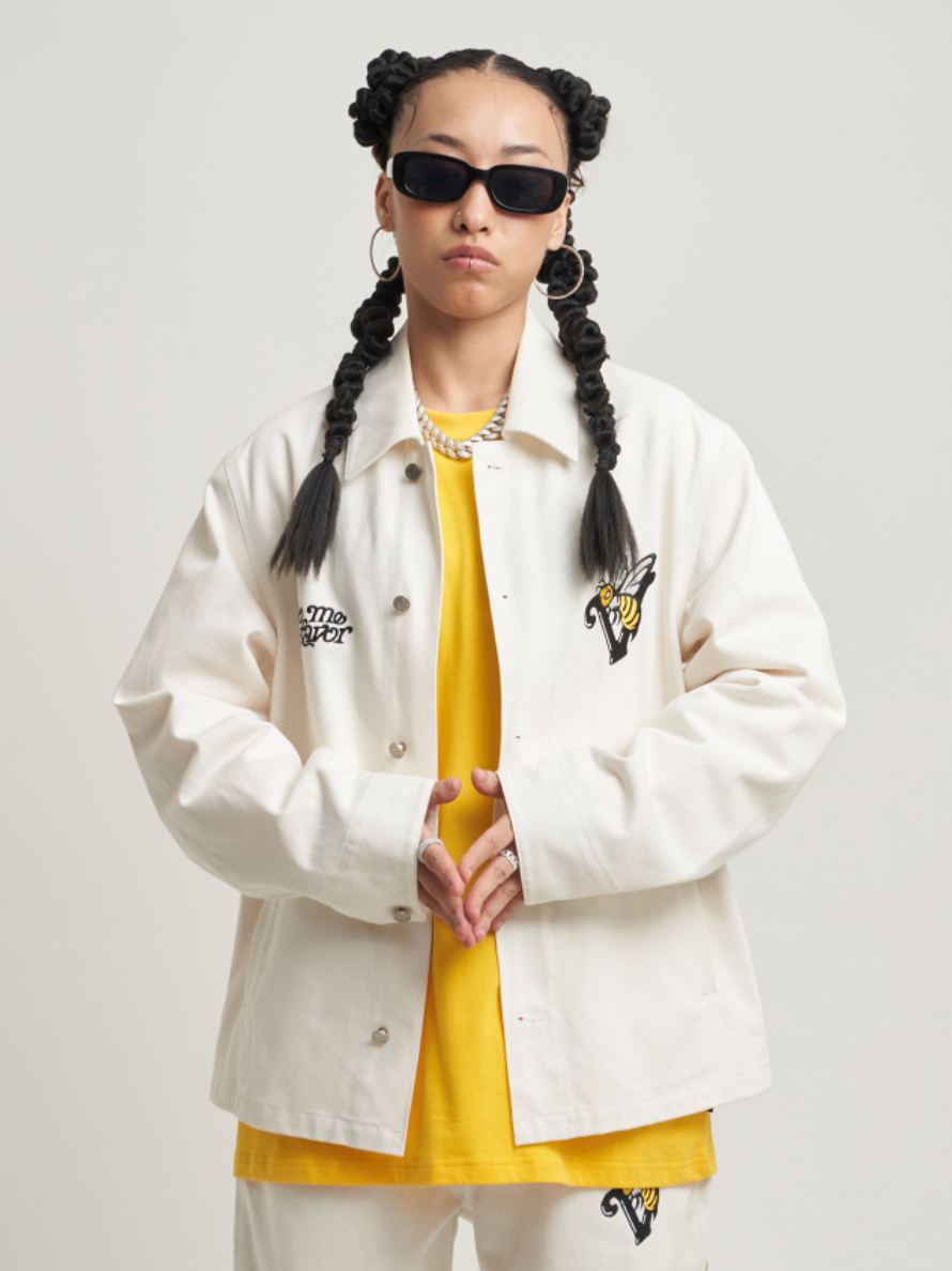 VOTE Bee Embroidered Jacket
