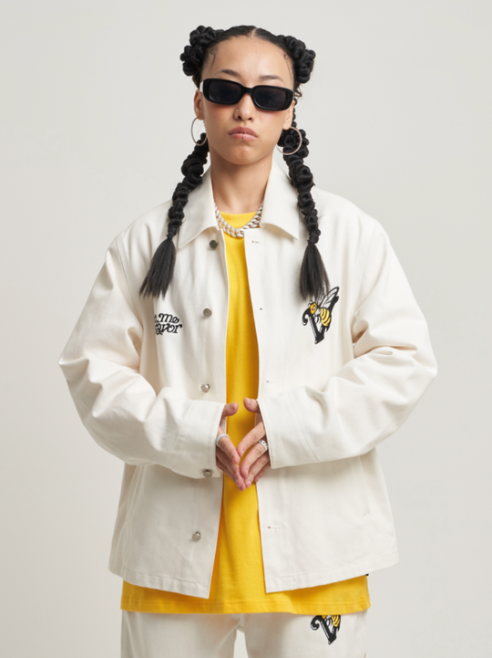 VOTE Bee Embroidered Jacket