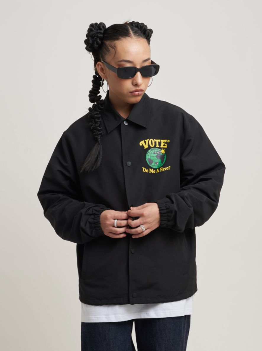 VOTE  Do Me A Favor Coach Jacket