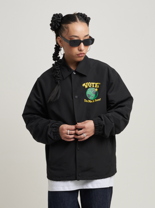 VOTE  Do Me A Favor Coach Jacket
