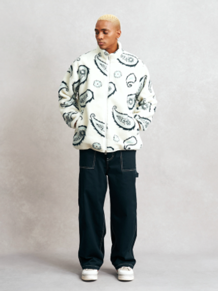 VOTE Paisley Sherpa Jacket