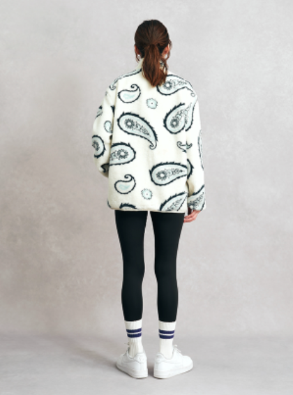 VOTE Paisley Sherpa Jacket