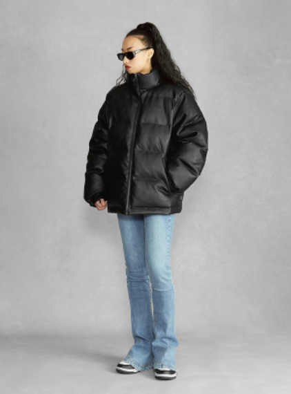 VOTE PU Leather Jacket