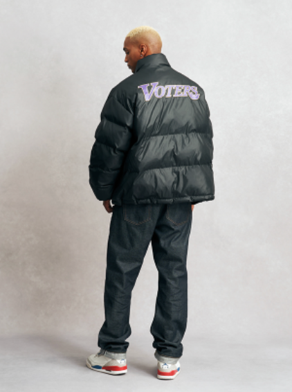 VOTE Spoof Logo Heavy Jacket