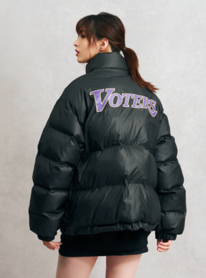 VOTE Spoof Logo Heavy Jacket