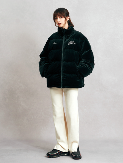 VOTE Embroidered Corduroy Jacket