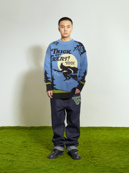 VOTE Trick Or Treat Knit Sweater