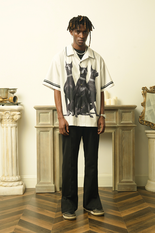 EMPTY REFERENCE Doberman Short Sleeve Shirt | Face 3 Face