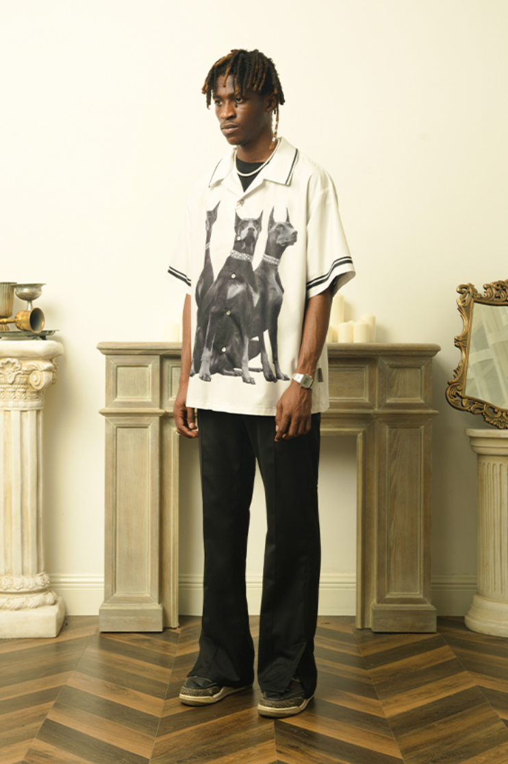 EMPTY REFERENCE Doberman Short Sleeve Shirt | Face 3 Face