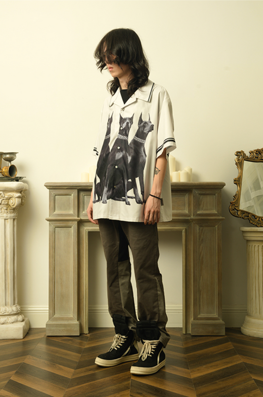 EMPTY REFERENCE Doberman Short Sleeve Shirt | Face 3 Face