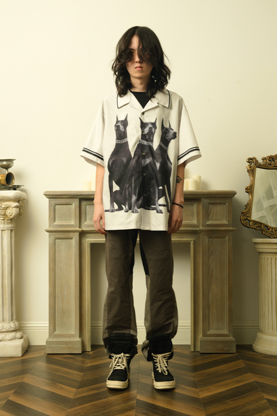 EMPTY REFERENCE Doberman Short Sleeve Shirt | Face 3 Face