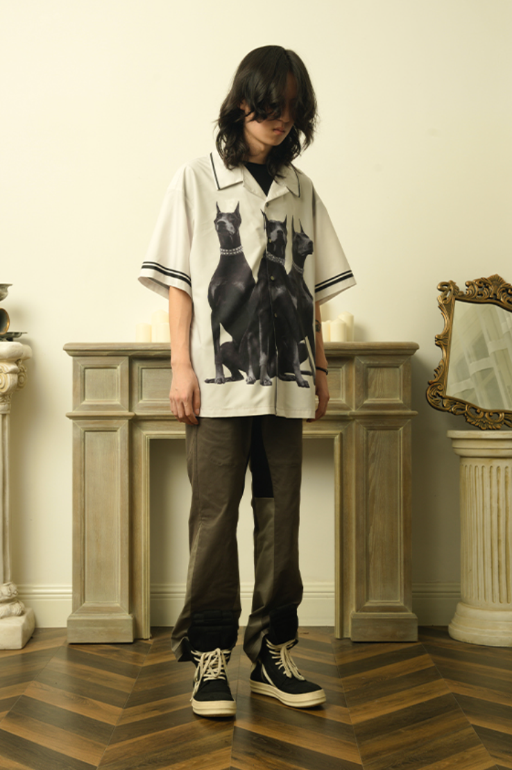 EMPTY REFERENCE Doberman Short Sleeve Shirt | Face 3 Face