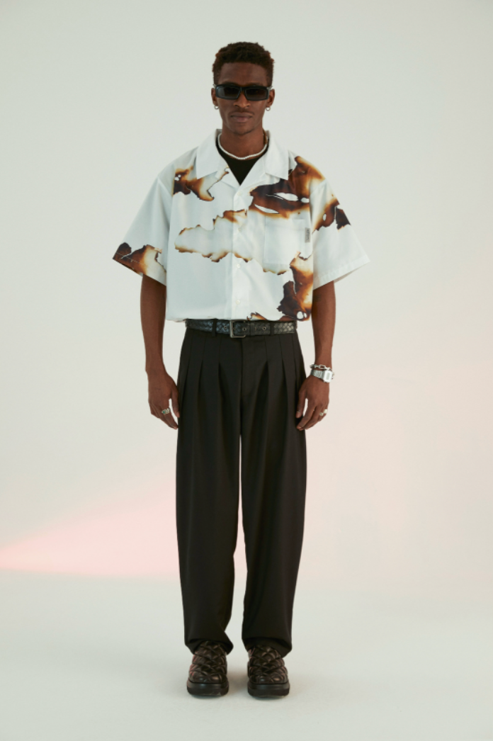 EMPTY REFERENCE Deng For The Same Ashes Short Sleeve Shirt