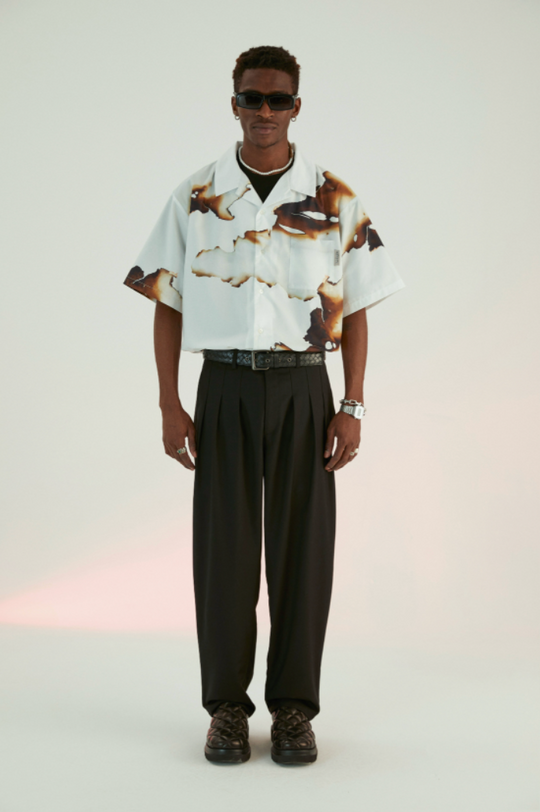 EMPTY REFERENCE Deng For The Same Ashes Short Sleeve Shirt