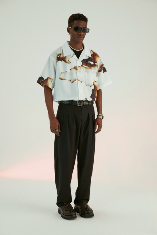 EMPTY REFERENCE Deng For The Same Ashes Short Sleeve Shirt