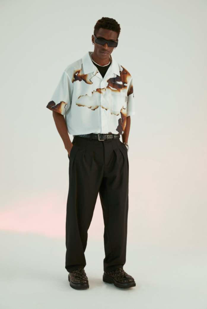 EMPTY REFERENCE Deng For The Same Ashes Short Sleeve Shirt