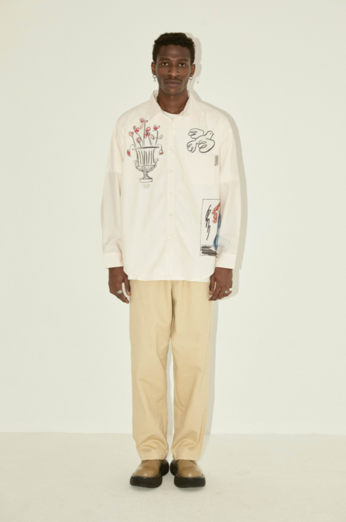 EMPTY REFERENCE Classical Elements Long Sleeve Shirt