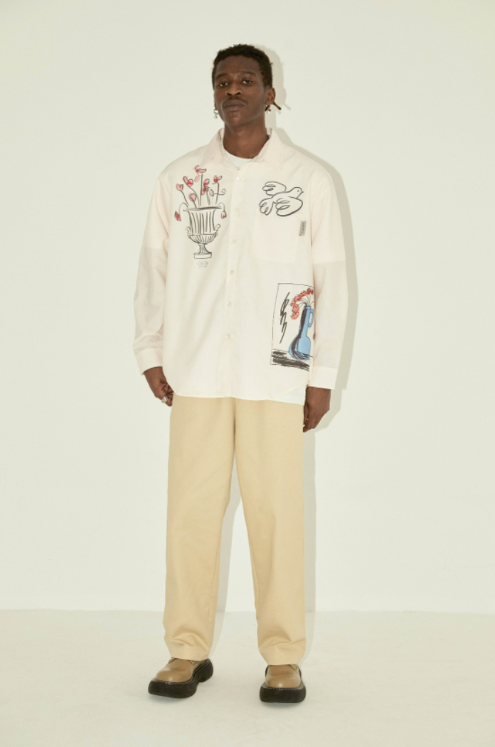 EMPTY REFERENCE Classical Elements Long Sleeve Shirt