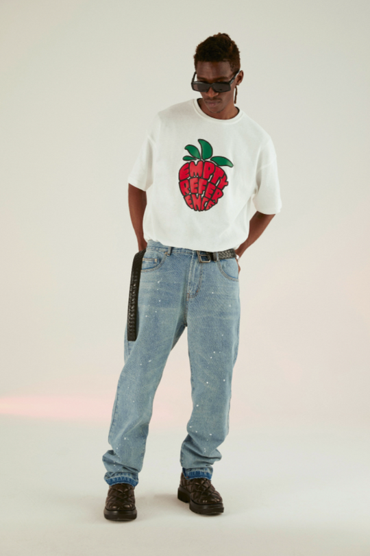 EMPTY REFERENCE Small Strawberry Logo Tee