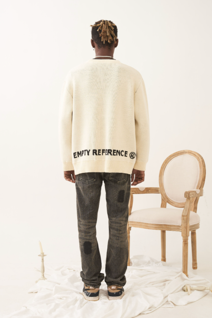 EMPTY REFERENCE Rabbit Knit Sweater