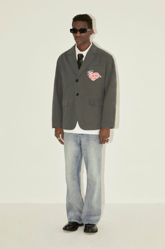 EMPTY REFERENCE Love Angel Suit Blazer