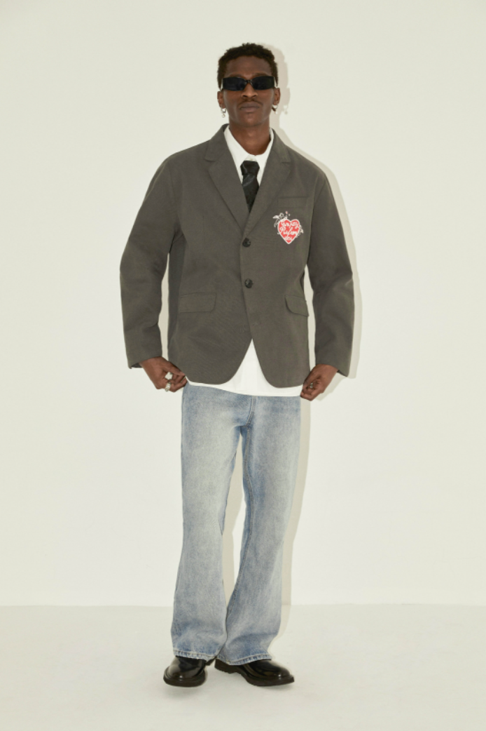 EMPTY REFERENCE Love Angel Suit Blazer