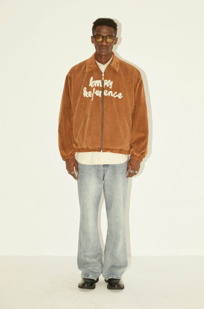 EMPTY REFERENCE Embroidered Corduroy Jacket