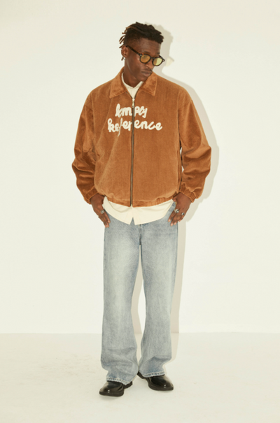 EMPTY REFERENCE Embroidered Corduroy Jacket