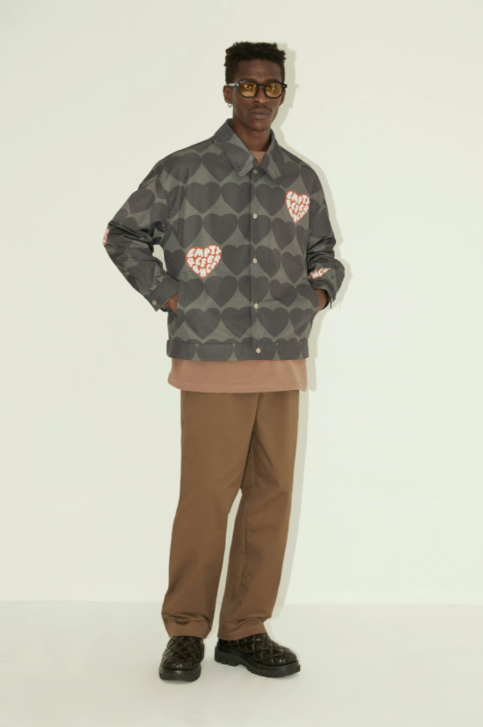 EMPTY REFERENCE Love Print Jacket