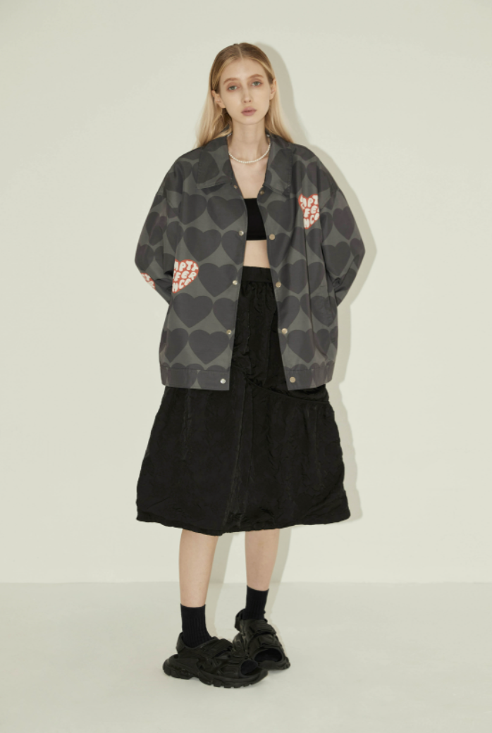 EMPTY REFERENCE Love Print Jacket