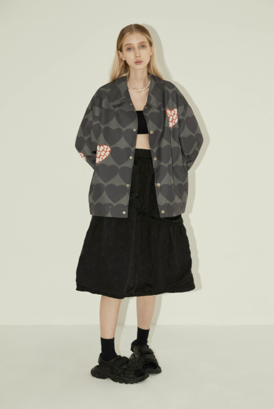 EMPTY REFERENCE Love Print Jacket