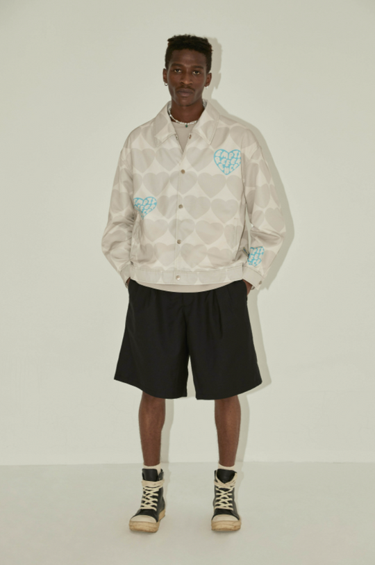 EMPTY REFERENCE Love Print Jacket
