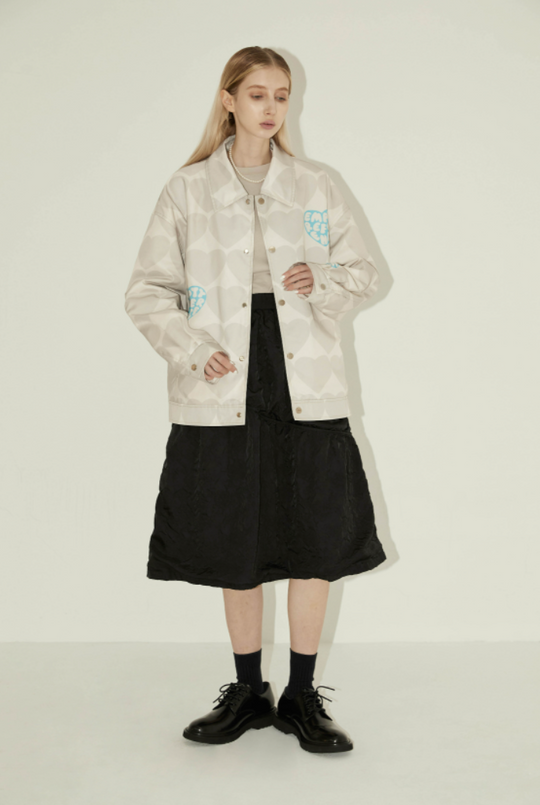 EMPTY REFERENCE Love Print Jacket