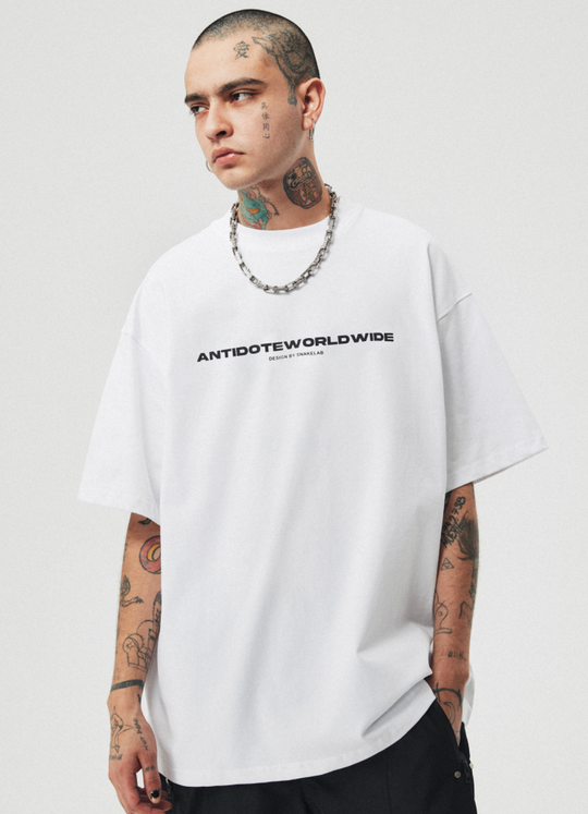ANTIDOTE Basic Logo Printed Tee