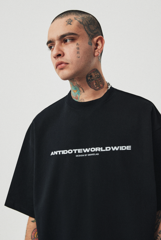 ANTIDOTE Basic Logo Printed Tee