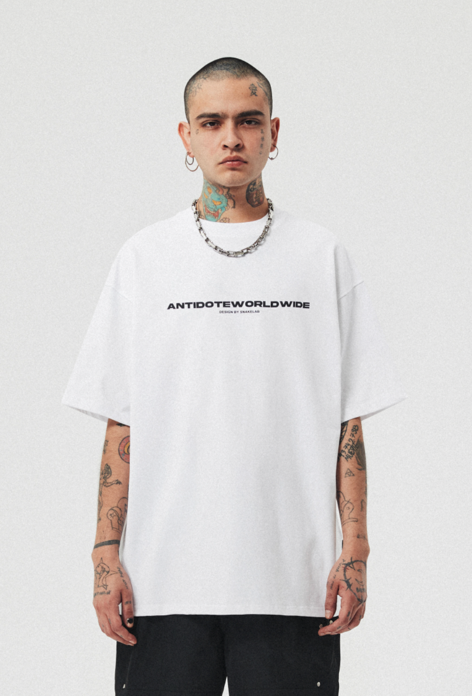 ANTIDOTE Basic Logo Printed Tee
